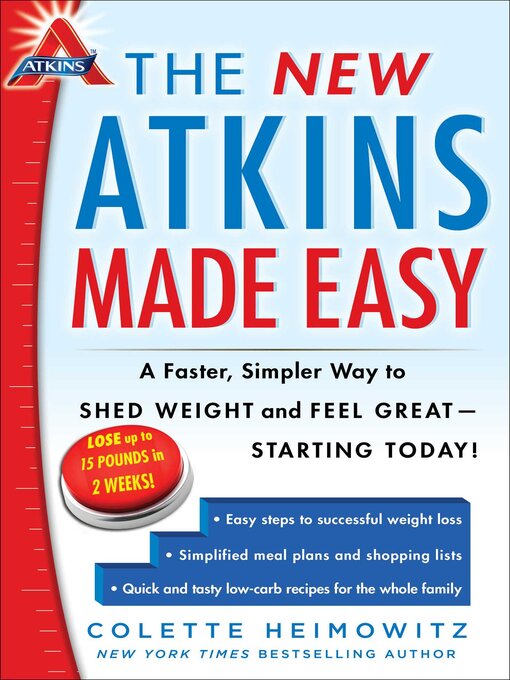 Title details for The New Atkins Made Easy by Colette Heimowitz - Available